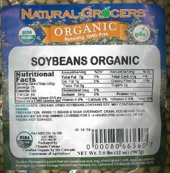 Image 2 - Product image, Natural Grocers Organic Soybeans Net Wt 2 lbs
