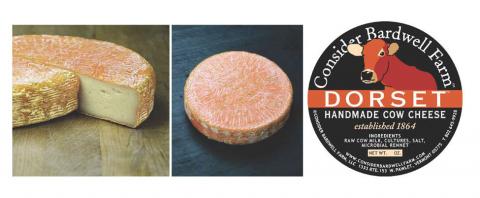 Image of cheese and label: Consider Bardwell Farms Dorset Cow Cheese