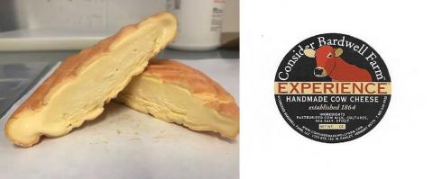 Image of cheese and label: Consider Bardwell Farms Experience Cheese
