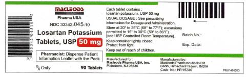 Losartan Potassium 50mg Tablets 90ct