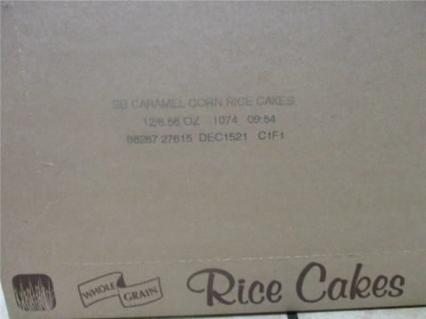 Photo 10 - Stop & Shop Caramel Rice Cakes, case