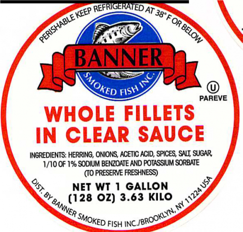 Banner Whole Fillets in Clear Sauce