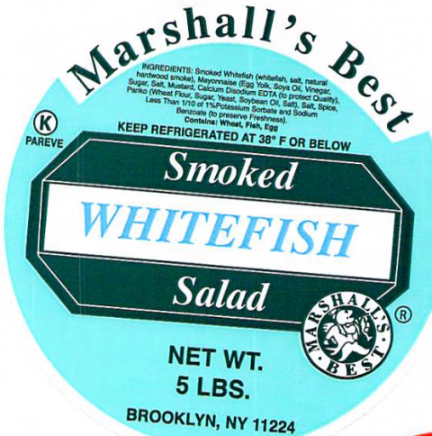 Marshall's Best Smoked Whitefish Salad