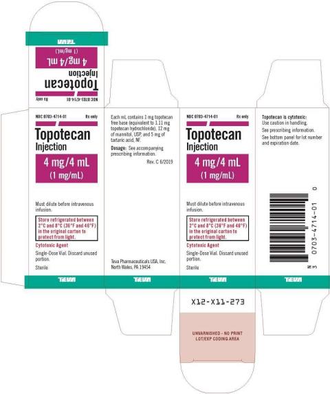 Topotecan Injection 4 mg/4 mL (1 mg/mL) label