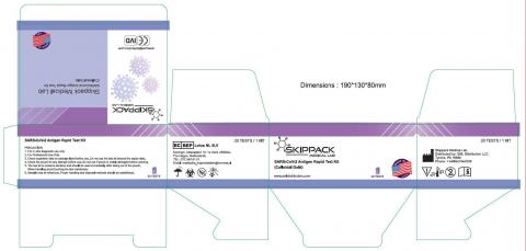 Skippack Medical Lab Purple and White box