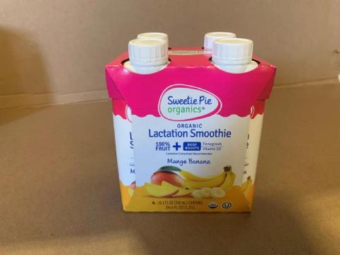 Image 4 - Sweetie Pie Organics Organic Lactation Smoothie Mango Banan