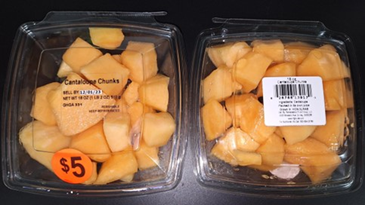 Cantaloupe Chunks, 18 oz