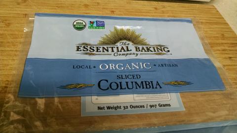 Image Front of Bag:  The Essential Baking Company ORGANIC Sliced Columbia