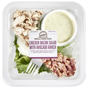 4. Meijer Chicken Bacon Salad with Avocado Ranch