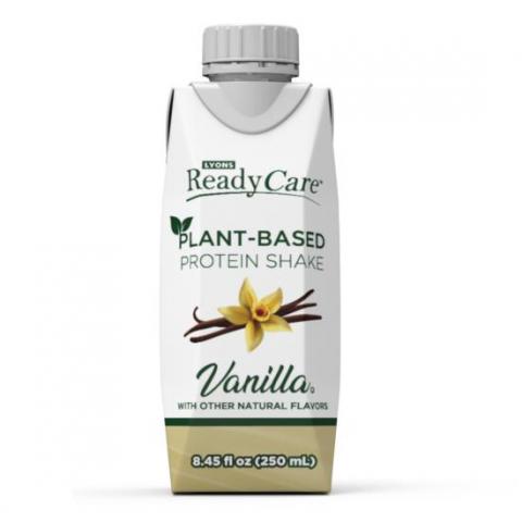 Lyons Ready Care Plant-Based Protein Shake Vanilla 24ct/8.45 fl oz cartons