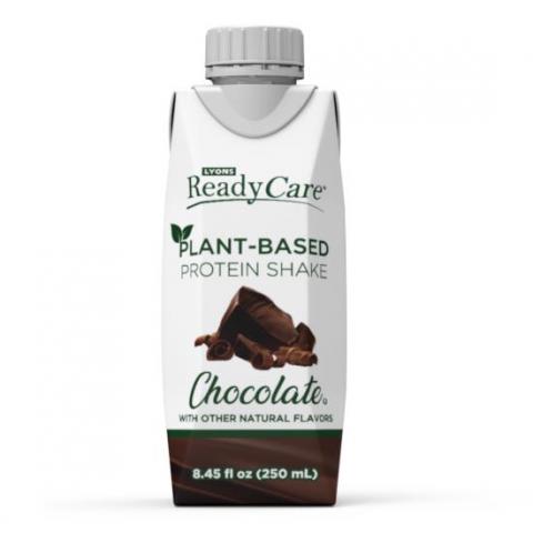 Lyons Ready Care Plant-Based Protein Shake Chocolate 24ct/8.45 fl oz cartons