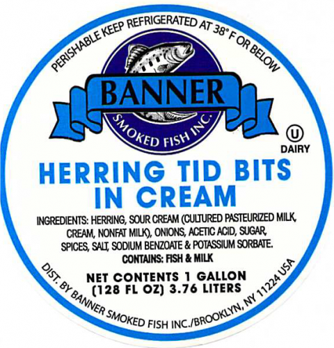 Banner Herring Tid Bits in Cream