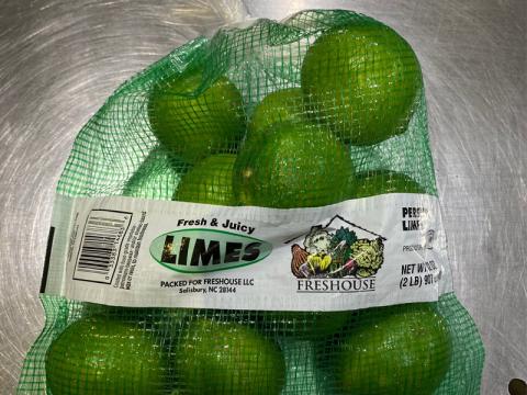 Image, Freshouse Limes in mesh bad 2 lb.
