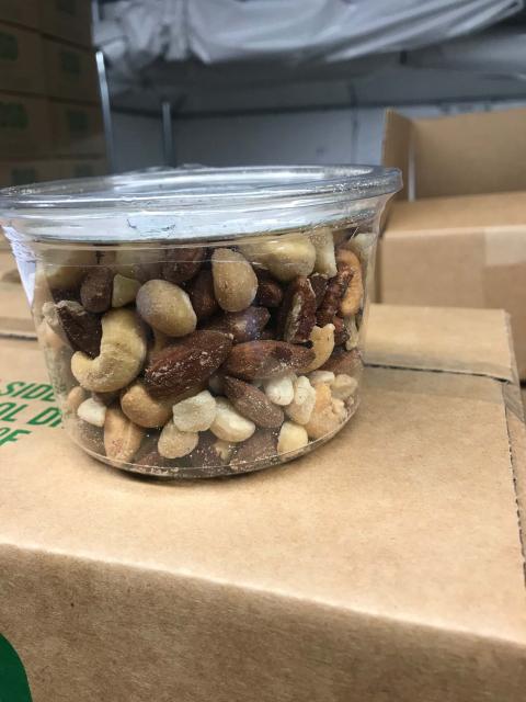 Side of Tub, Roasted/Salted Deluxe Mixed Nuts