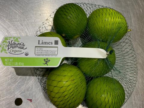 Image, Natures Promise Organic Limes 16 oz.