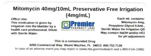 Image 2 - Mitomycin 40mg/10mL, Preservative Free, Irrigation (4mg/mL), Premier Pharmacy Labs