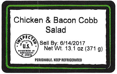 Chicken & Bacon Cobb Salad, Net Wt. 13.1 oz