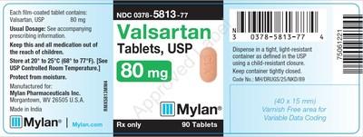 Label, Valsartan Tablets, 80mg