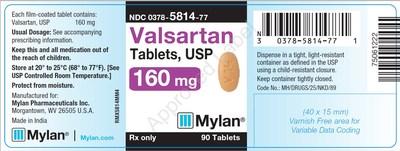 Label, Valsartan Tablets, 160mg