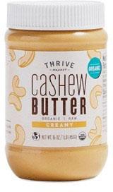 “Thrive Market Creamy Cashew Butter, 16 oz.” 