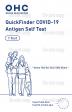 Quickfinder Covid-19 Antigen Self Test Packaging