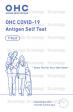 OHC COVID-19 Antigen Self Test Packaging