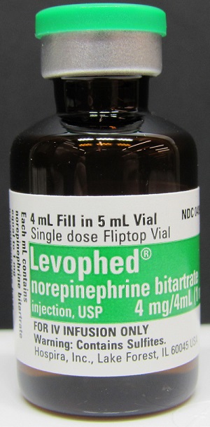 Levophed® (norepinephrine bitartrate injection, USP)