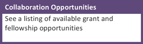 Collaboration Opportunities: See a listing of available grant and fellowship opportunities