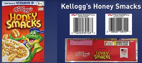 Kellogg's Honey Smacks Cereal