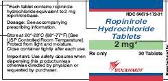 Ropinirole (Wockhardt) label