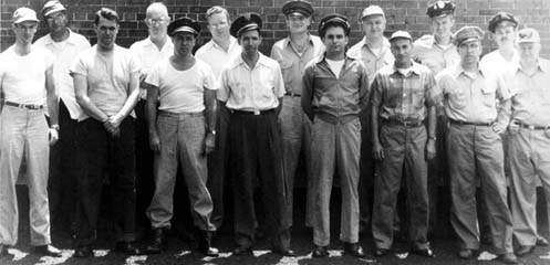 Group picture of men in casual civilian clothing