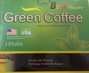 Best Share Green Coffee label