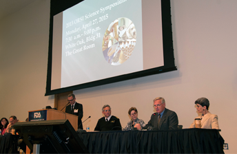 Photo of panel at ORSI Science Symposium