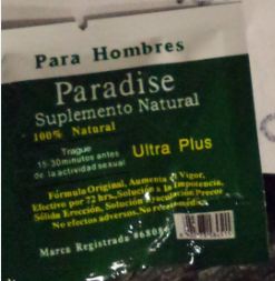 Image of Paradise Suplemento Natural Ultra Plus Capsules