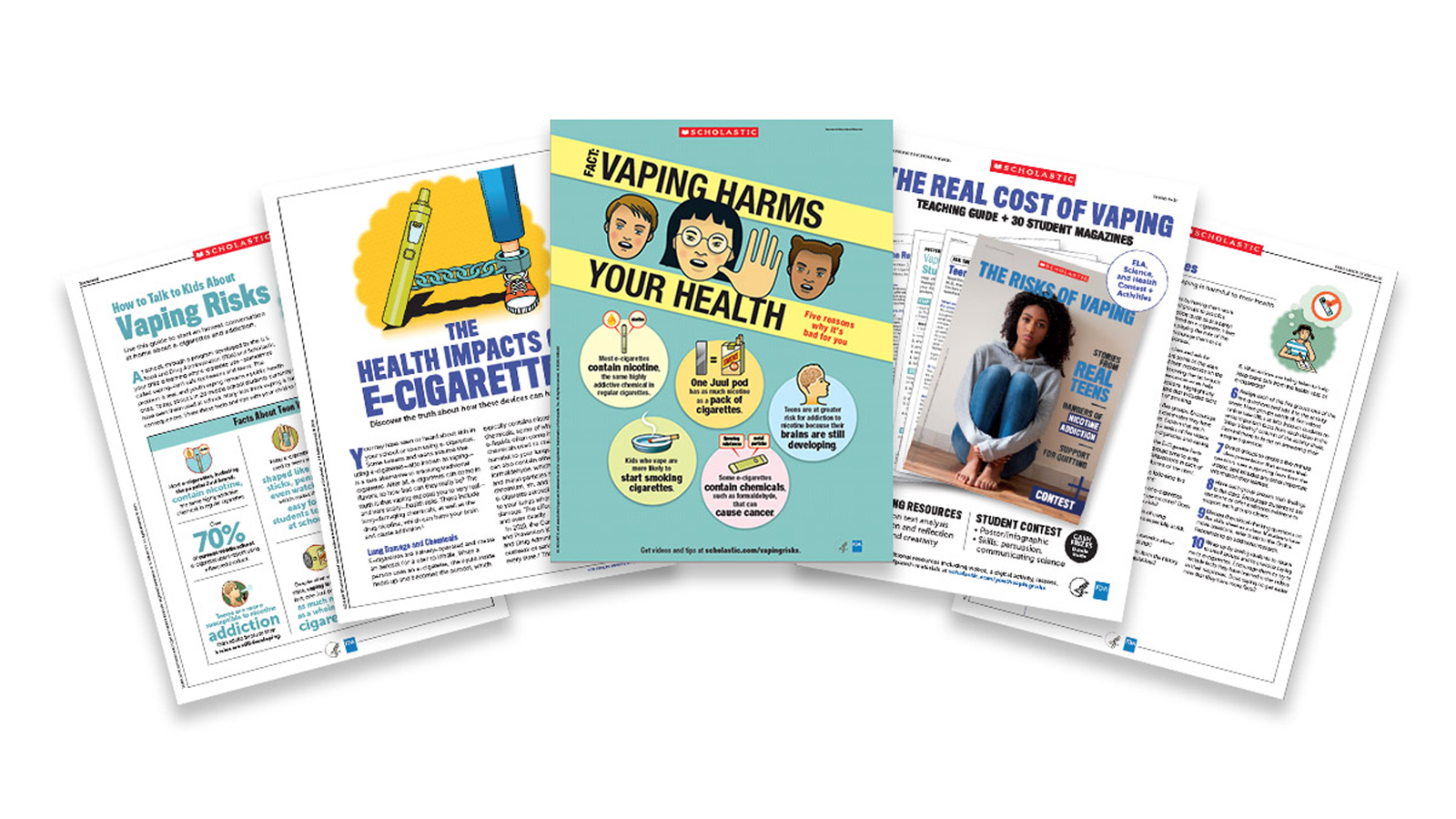 Different Youth E-Cigarette Prevention Magazines, Contests and Blogs