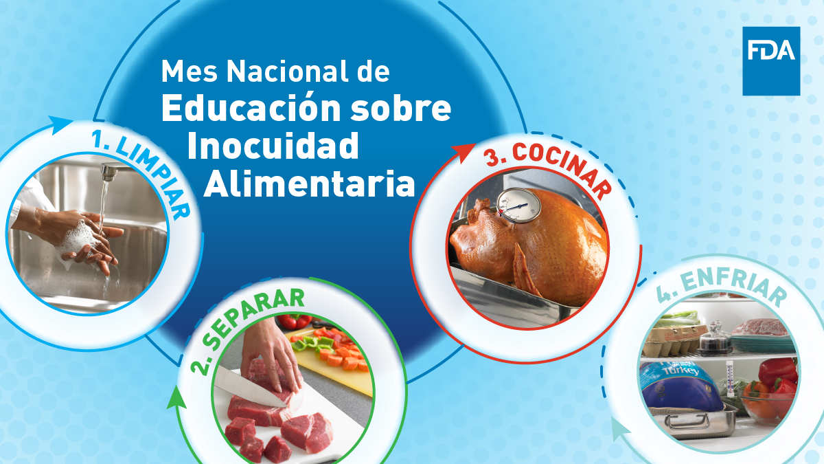 ¡Septiembre es el mes nacional de educación sobre la inocuidad alimentaria!