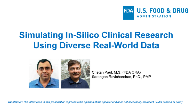 Simulating In-Silico Clinical Research using diverse Real-World Data