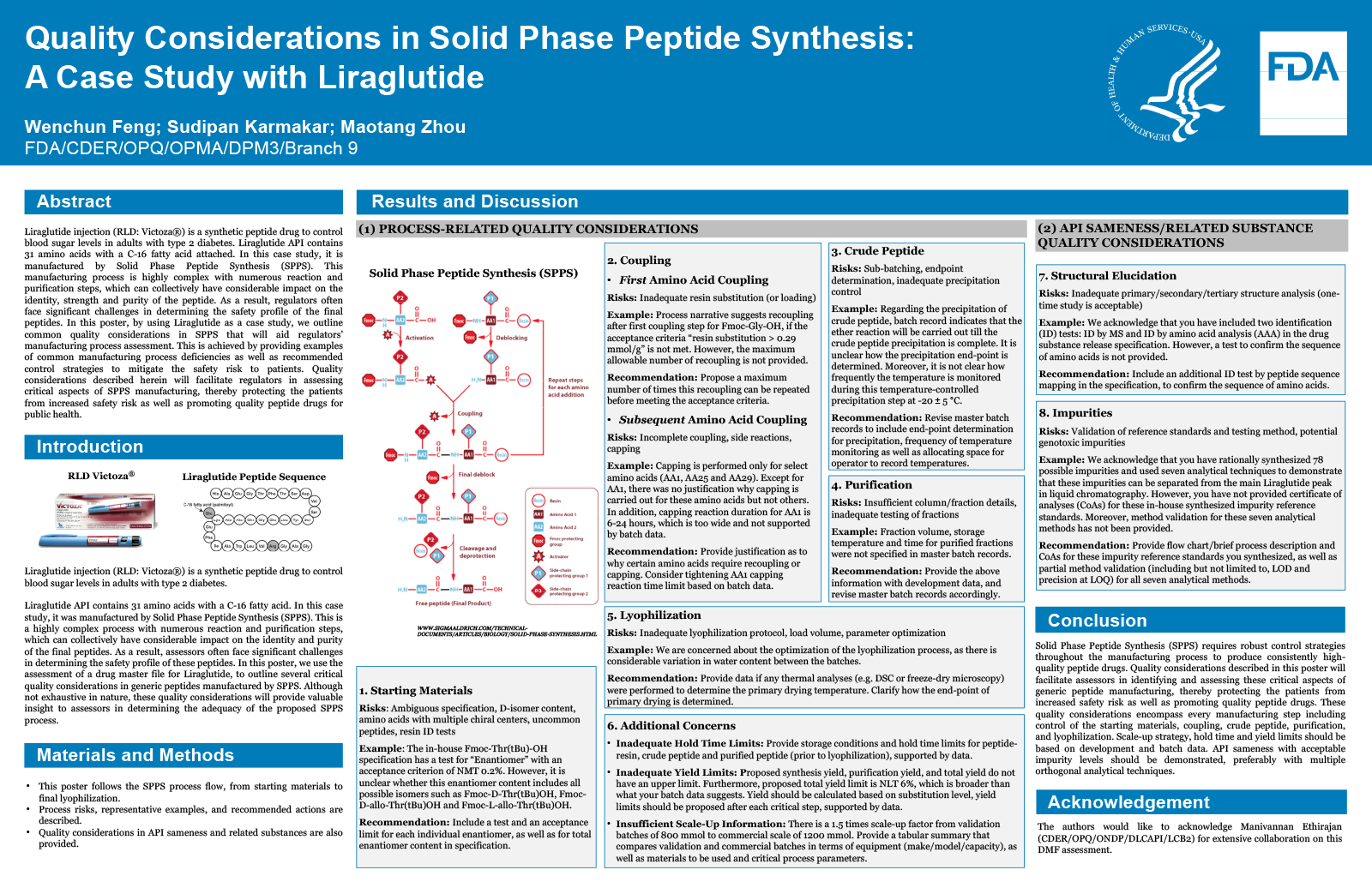 Quality Considerations in Solid Phase Peptide Synthesis: A Case Study with Liraglutide