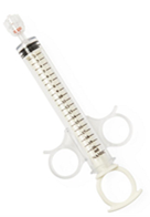Namic Angiographic Rotating Adaptor Control Syringe.