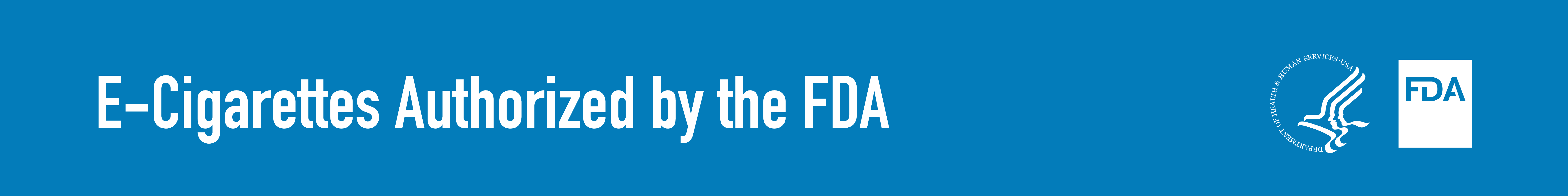 E-Cigarettes Authorized by the FDA
