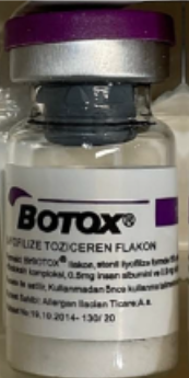 Botox Counterfeit Vial