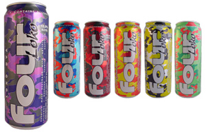 CFSAN caffeinated alcoholic beverage (CABs), Phusion Pojects, LLC, Four Loko (small)