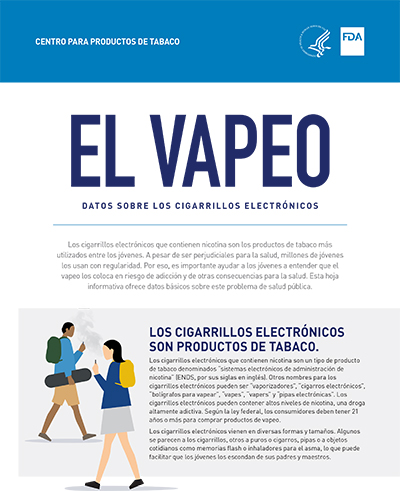 CTP - TERL - Vaping Facts About E-Cigarettes SP