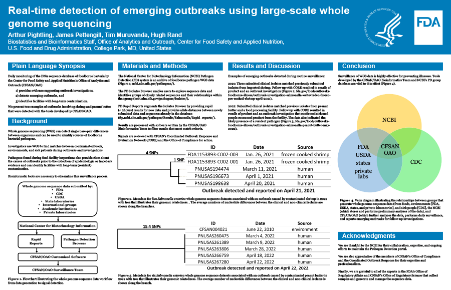 Thumbnail-Real-time detection of emerging outbreaks using large-scale whole genome sequencing
