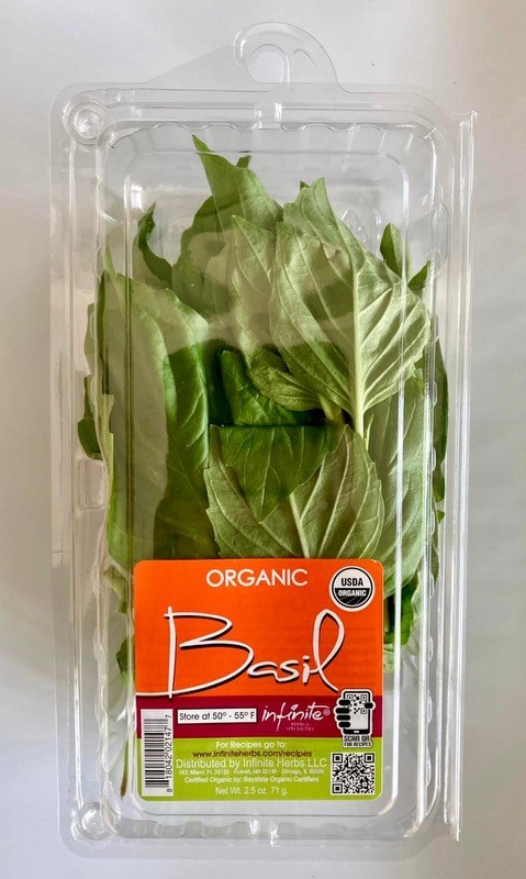 Infinite Herbs Organic Basil Product