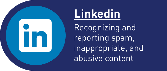 Recognizing and reporting spam, inappropriate, and abusive content. Click here.