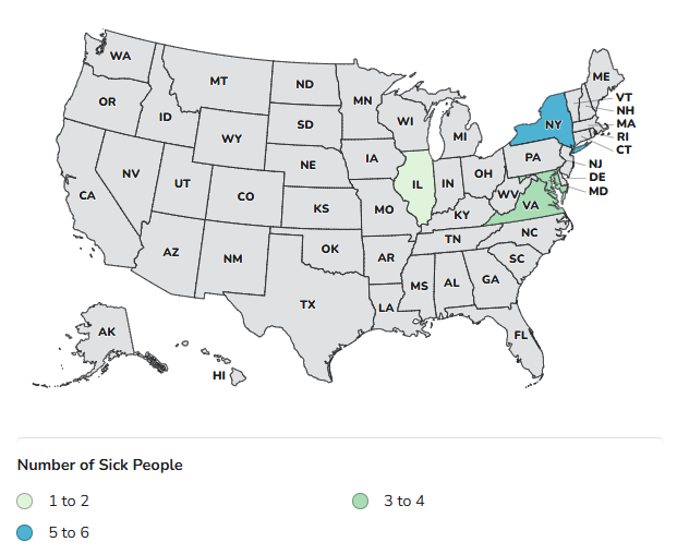 U.S. Distribution Map