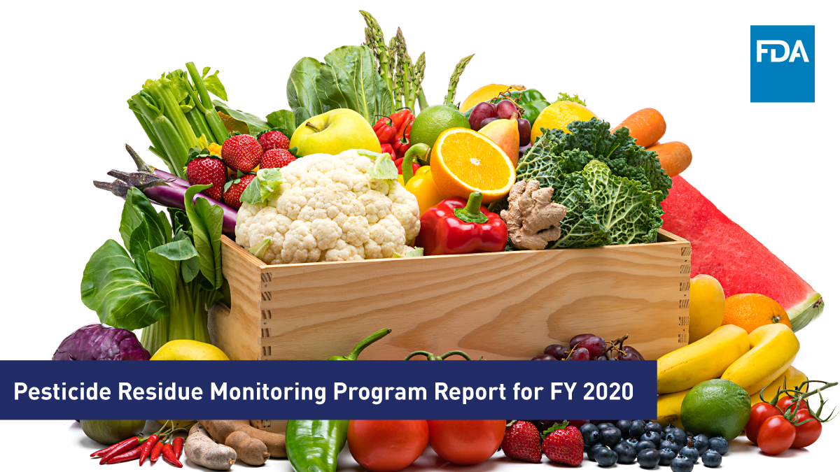 Pesticide Residue Monitoring Report and Data for FY 2020 FDA