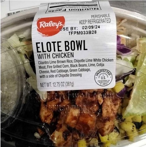 Raley’s Elote Bowl with Chicken