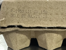 Outbreak Investigation of Salmonella Related to Eggs (July 2026) - Sample Product Image